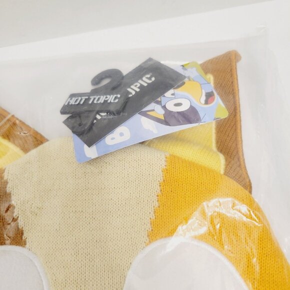 Bluey Face Chilli Tassel Beanie Hat Cap Winter Cold - Picture 3 of 4